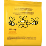 Bahlsen Leibniz Zoo Milk and Honey Biscuits, confectionery snacks with playful animal shapes and honey flavor, on a white background.