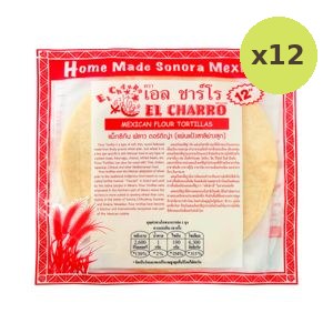 El Charro Mexican Flour Tortillas 12 800 G X 800 g – 12 Packs