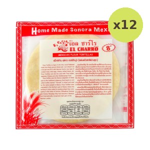 El Charro Mexican Flour Tortillas 8 320 G X 320 g – 12 Packs
