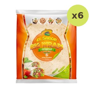 El Sabor Traditional Wraps 370 g – 6 Packs