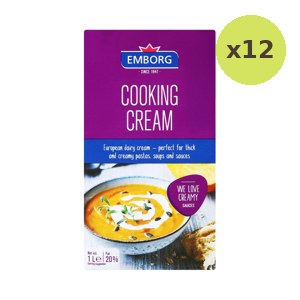 Emborg Cooking Cream 1 l – 12 Packs