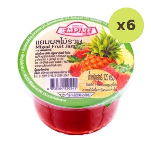 Empire Mixed Fruit Jam 120 g – 6 Packs