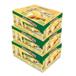 GRINNY Corn Coated Snack filled with butter cream, 15g x3, dry grocery snack confectionery with crunchy coating and creamy filling.