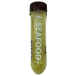 Pala Signature Seafood Sauce bottle showing label, ideal for seafood dishes, in a grocery setting.