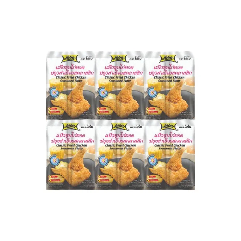 Lobo Classic Flavor fried chicken fritters in 150g package, ready-made dry grocery snack with crispy battered coating