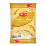 ARO Sticky Rice 5kg dry grocery bag, showcasing the packaging of this premium glutinous rice product from ARO brand.
