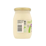 Woolworths Macro Organic Whole Egg Mayonnaise jar, creamy mayonnaise made with free-range eggs, ideal for sandwiches and salads.