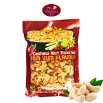 SRIWANNA Sriwanna Cashew Nuts in a clear bowl, showcasing roasted, whole dry grocery cashews on a neutral background.