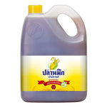 Squid Brand Fish Sauce Yellow 4.5L bottle, traditional Thai fish sauce for cooking and seasoning in dry grocery products.