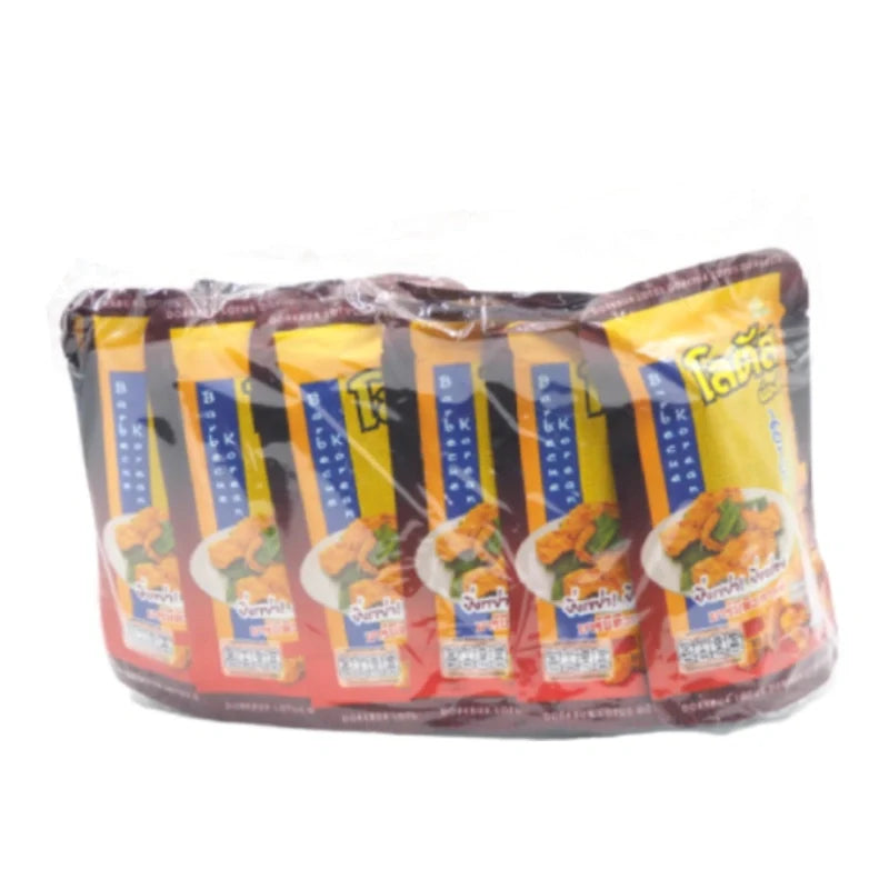 Lotus Drum Stick shaped biscuits with BBQ flavor, 15g each, displayed in a pack of 12. Snack dry grocery confectionery.