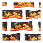 Nezline Ayfie Toffee Caramel snack in a wrapper, showcasing golden caramel and rich toffee flavor with a smooth texture.