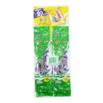 TARO Taro Fish Snack, Korean seaweed flavored, 10g pack, six-pack of dry seafood snacks in colorful packaging