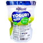 My Bizcuit Nuwafer Yogurt Wafer Original, crispy confectionery snack with yogurt flavor, featuring layered wafer and creamy filling.