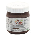 Jar of Nutella hazelnut spread with cocoa, 350g, creamy Nutella jar showing label and spread inside