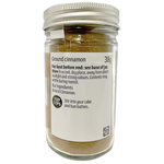 Sainsbury's ground cinnamon in a spice jar, showing the brown powder used for baking and cooking.