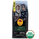 Doi Chaang Whole Bean Organic Signature coffee for healthy drinks, showing fresh coffee beans in a natural setting