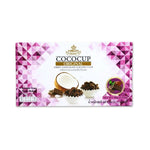 Virgin CoCo Crispy Chocolate Coconut Cup, 90g snack with crispy coconut and chocolate topping in a clear cup