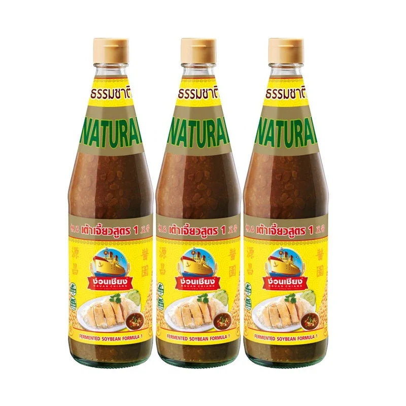NGUAN CHIANG Fermented Soybean Formula 1 in 805g packs, dry grocery product with three containers shown in the image.