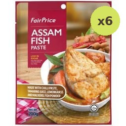 Fairprice Assam Fish Paste 200g – 6 Packs