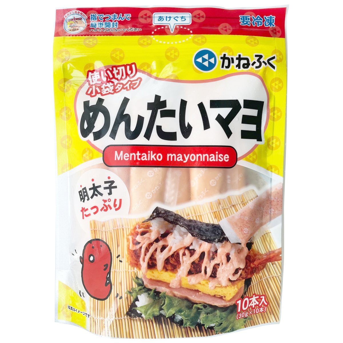 Creamy Mentaiko Mayonnaise from Mayo brand, featuring a smooth texture and vibrant pink color, ideal for Japanese-inspired dishes.