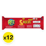 RITZ cheese crackers 27g pack featuring crispy, golden crackers with cheese flavor, ideal for snacks or on-the-go eating.