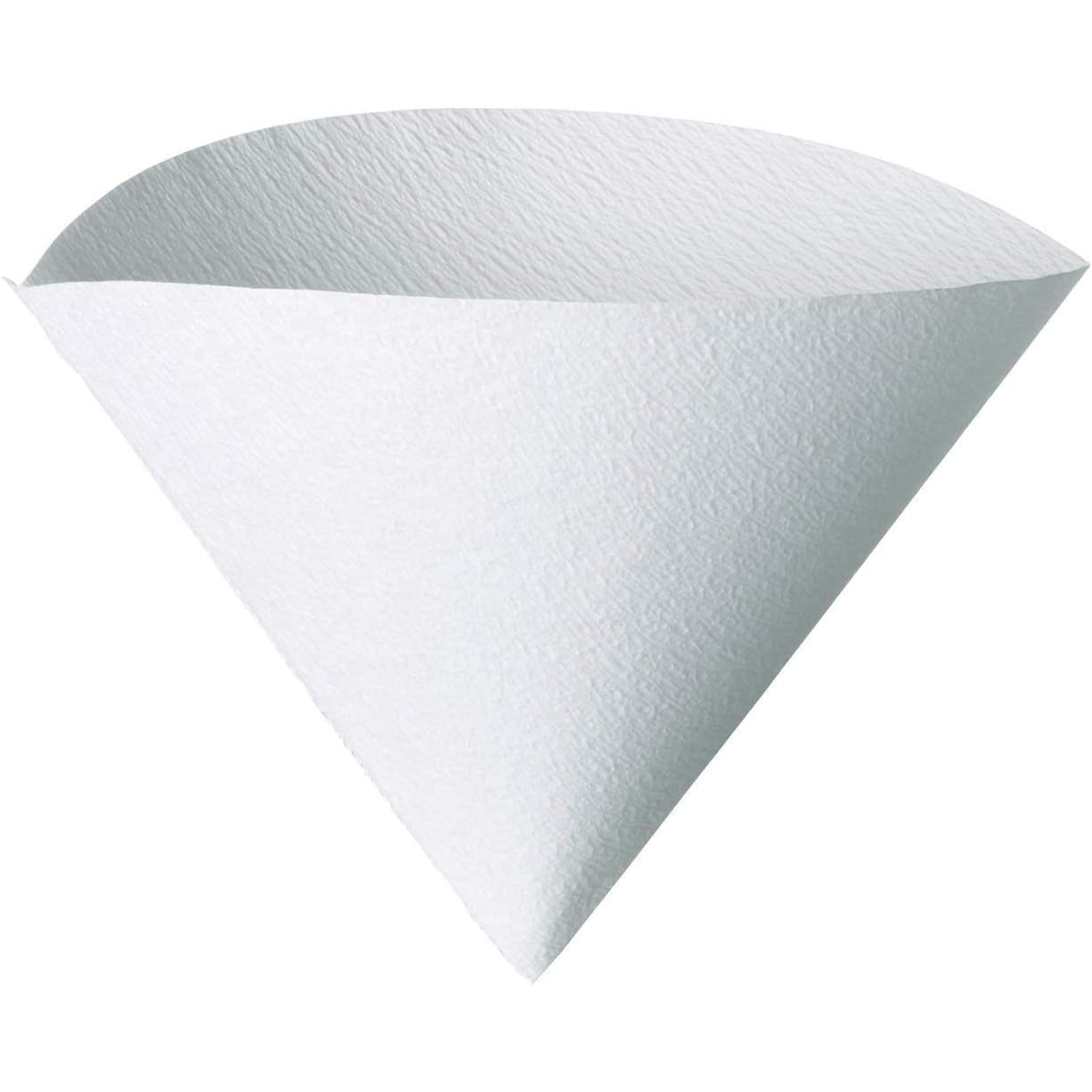 Hario V60 Paper Filter 02 W for pour-over coffee brewing, white paper filter with Hario branding, designed for V60 drippers.