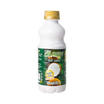 Coconut milk in a can from Ampawa, 100% pure coconut milk for cooking and baking in grocery products