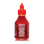 Suree The Crying Tiger Sriracha Tomato Chili Sauce 240g in glass bottle, showcasing vibrant red chili and tomato sauce.
