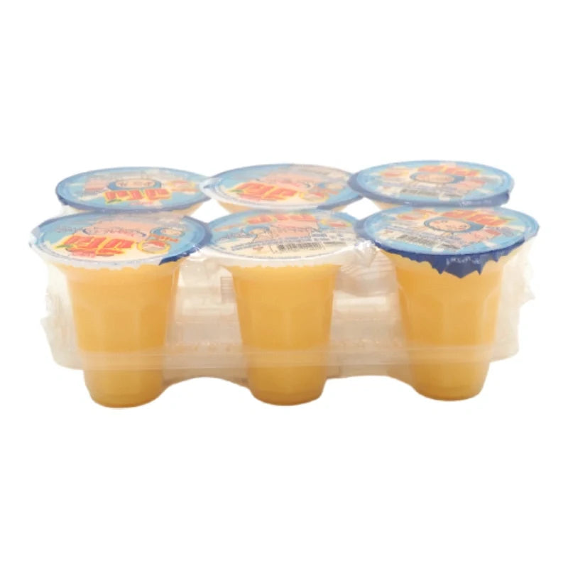 PIPO Jelly Yogurt snack pack with six 90g packages, fruity and chewy snack from PIPO brand in a colorful wrapper.