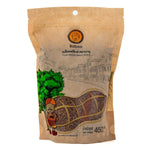 Baboo Flax Seed 100% in a clear container, showing golden flax seeds, for healthy cooking and baking.