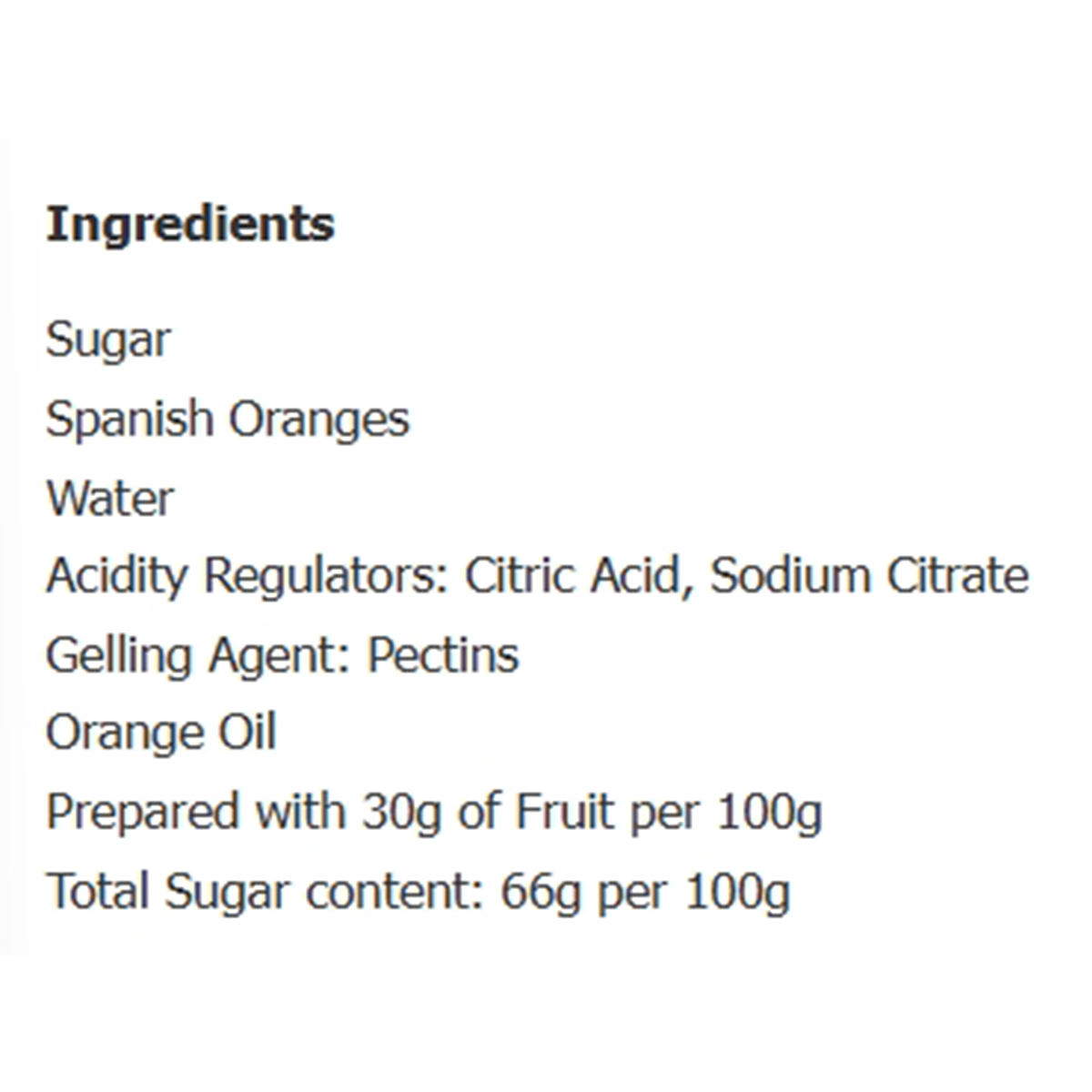 Sainsbury's Taste The Difference bitter Seville orange marmalade jar with orange slices and spreadable marmalade on a white background.