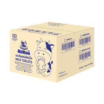 Menom Milk Tablets in 10g snack pack, sweet confectionery from MENOM, showcasing the colorful, bite-sized milk-flavored treats.