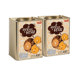Pennyo Cookie Cream-filled Snack 430g, two packs of crispy cookies with creamy filling, ideal for snack and confectionery lovers.