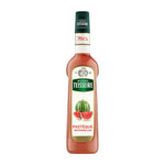 Mathieu Teisseire Melon Syrup 700ml bottle, showcasing bright green melon flavor in a clear plastic container.