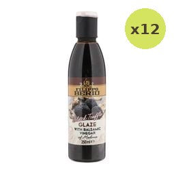 Filippo Berio Black Truffle Glaze with Balsamic Vinegar of Modena 250ml – 12 Packs