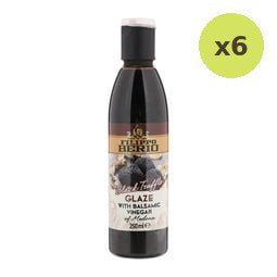 Filippo Berio Black Truffle Glaze with Balsamic Vinegar of Modena 250ml – 6 Packs