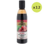 Filippo Berio Raspberry Glaze with Balsamic Vinegar of Modena 250ml – 12 Packs