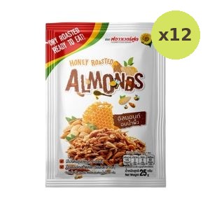 Flower Food Honey Roasted Almonds 25 g – 12 Packs