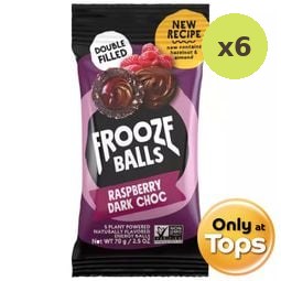 Frooze Balls Raspberry Dark Choc 70g – 6 Packs