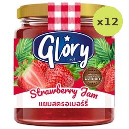 Glory Strawberry Jam 180g – 12 Packs