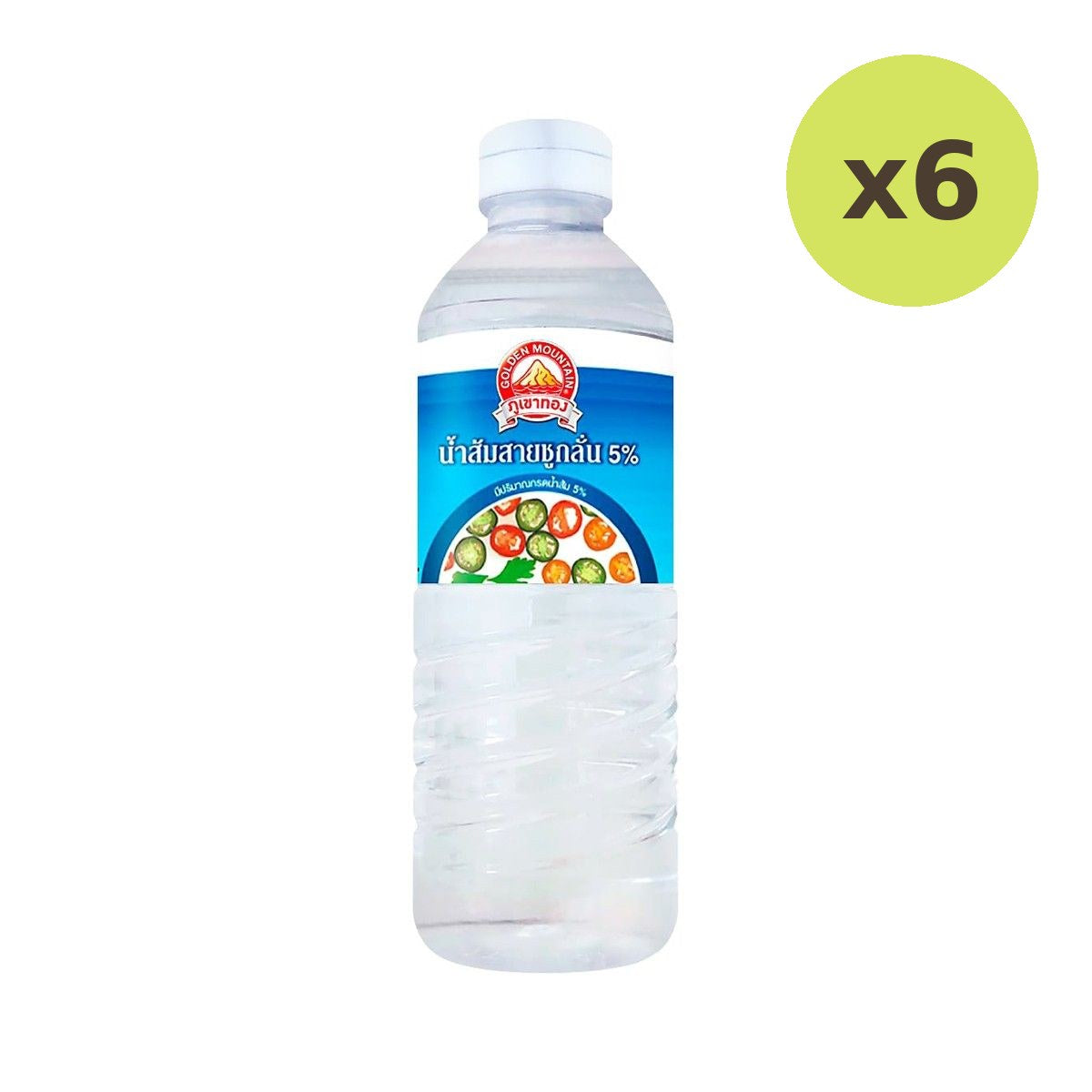 Gold Mountain 5 Distilled Vinegar 500 ml – 6 Packs