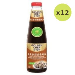 Golden Chef Royale Vegetarian Oyster Sauce with Dried Mushroom 480g – 12 Packs