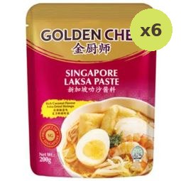Golden Chef Sg Laksa Paste 200g – 6 Packs