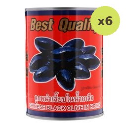 Golden Horse Chinese Black Olive in Brine 565g – 6 Packs