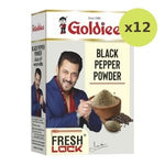 Goldiee Black Pepper Powder 100 g – 12 Packs