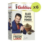 Goldiee Black Pepper Powder 100 g – 6 Packs
