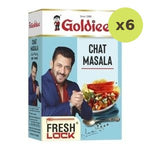 Goldiee Chat Masala 100 g – 6 Packs