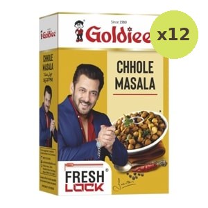 Goldiee Chhole Masala 100 g – 12 Packs