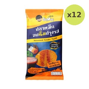 Gomuc Sensoned Dried Tender Squid 12 g – 12 Packs