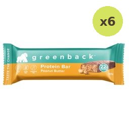 Greenback Protein Bar Peanut Butter 50g – 6 Packs